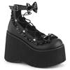 DemoniaCult - KERA18 Sleehakken - Zwart Product image